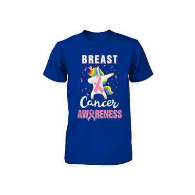 Inspirational Breast Cancer Awareness Unicorn Support Youth Youth Shirt | Teecentury.com