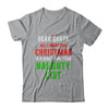 Dear Santa I Want For Christmas Is A Girl From Naughty List T-Shirt & Sweatshirt | Teecentury.com