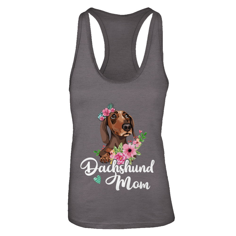 Dachshund Mom Funny Dog Mom Gift Idea T-Shirt & Tank Top | Teecentury.com