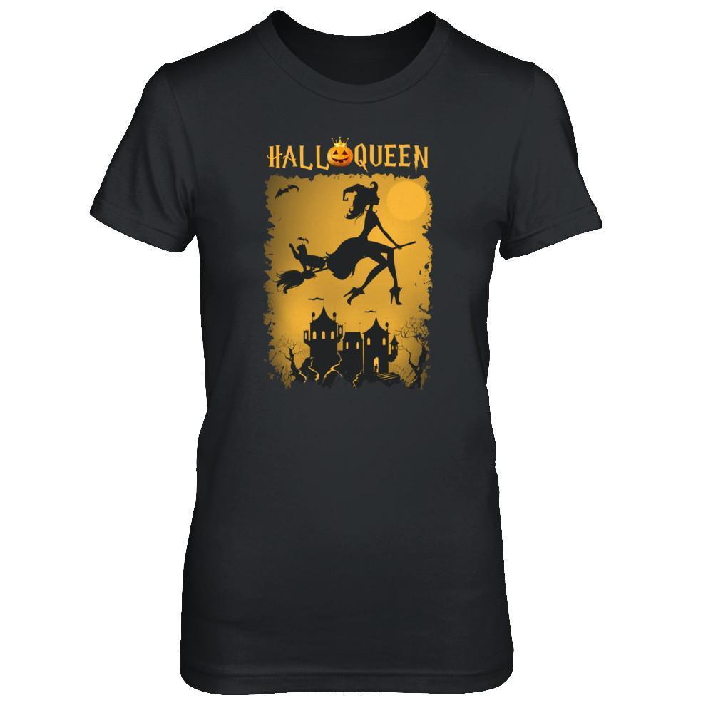 Funny Halloween Pumpkin Queen T-Shirt & Tank Top | Teecentury.com