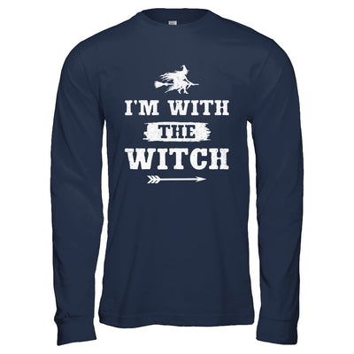 Halloween Couples Costume I'm With The Witch T-Shirt & Hoodie | Teecentury.com