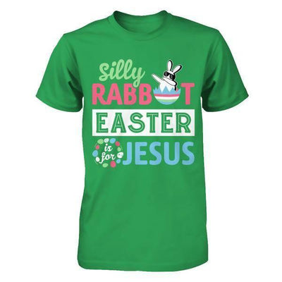 Dabbing Silly Rabbit Easter Is For Jesus T-Shirt & Hoodie | Teecentury.com