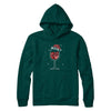 Diamond Wine Glasses Santa Hat Christmas T-Shirt & Sweatshirt | Teecentury.com