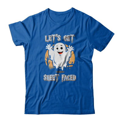 Halloween Let's Get Sheet Faced T-Shirt & Tank Top | Teecentury.com