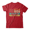 Vintage Retro BEST DOG POPS EVER American Flag Fathers Day T-Shirt & Hoodie | Teecentury.com
