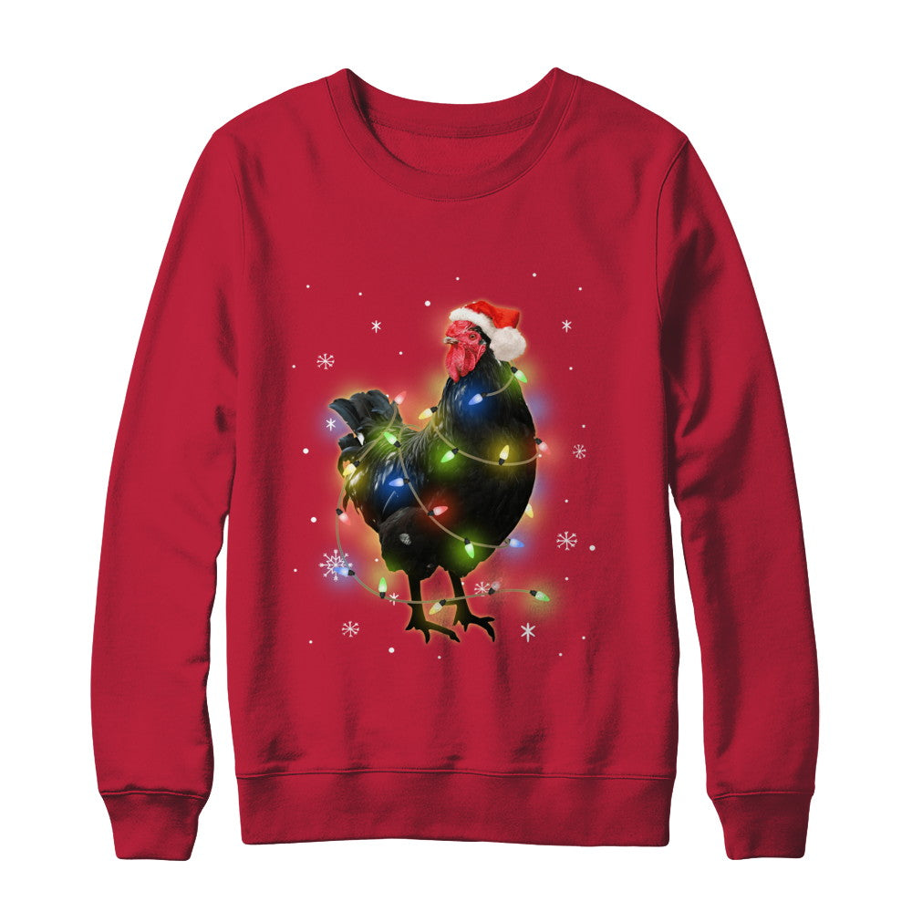 Funny Chickmas Lights Chicken Lights T-Shirt & Sweatshirt | Teecentury.com