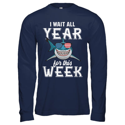 Funny I Wait All Year For This Week Sharks T-Shirt & Hoodie | Teecentury.com