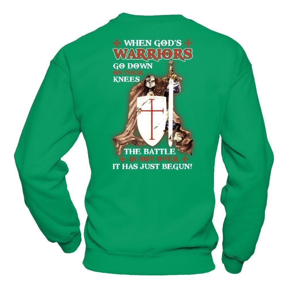 Knight Templar When God's Warriors Go Down On Their Knees T-Shirt & Hoodie | Teecentury.com