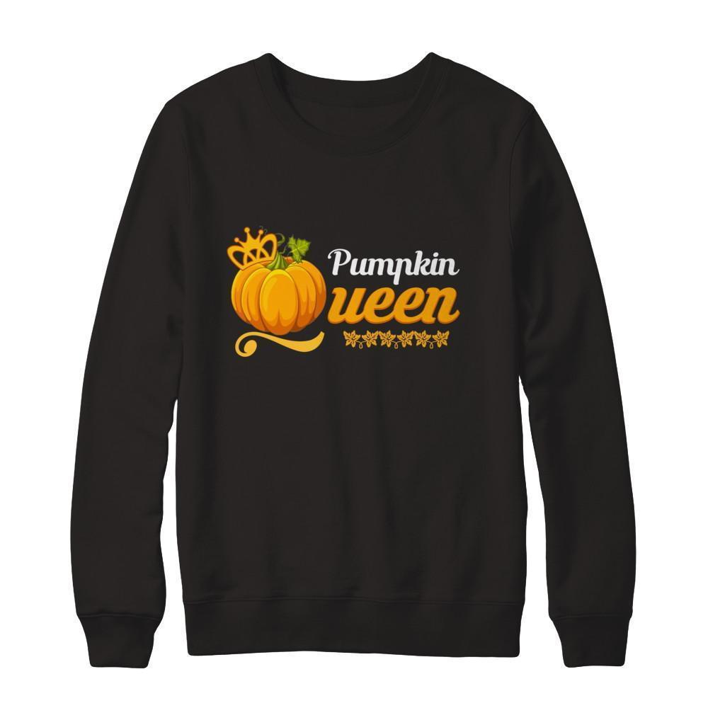Pumpkin Queen Cute Pumpkin Spice Funny Halloween T-Shirt & Sweatshirt | Teecentury.com