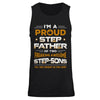 I'm A Proud Step Father Of Two Freaking Awesome Step Sons T-Shirt & Hoodie | Teecentury.com