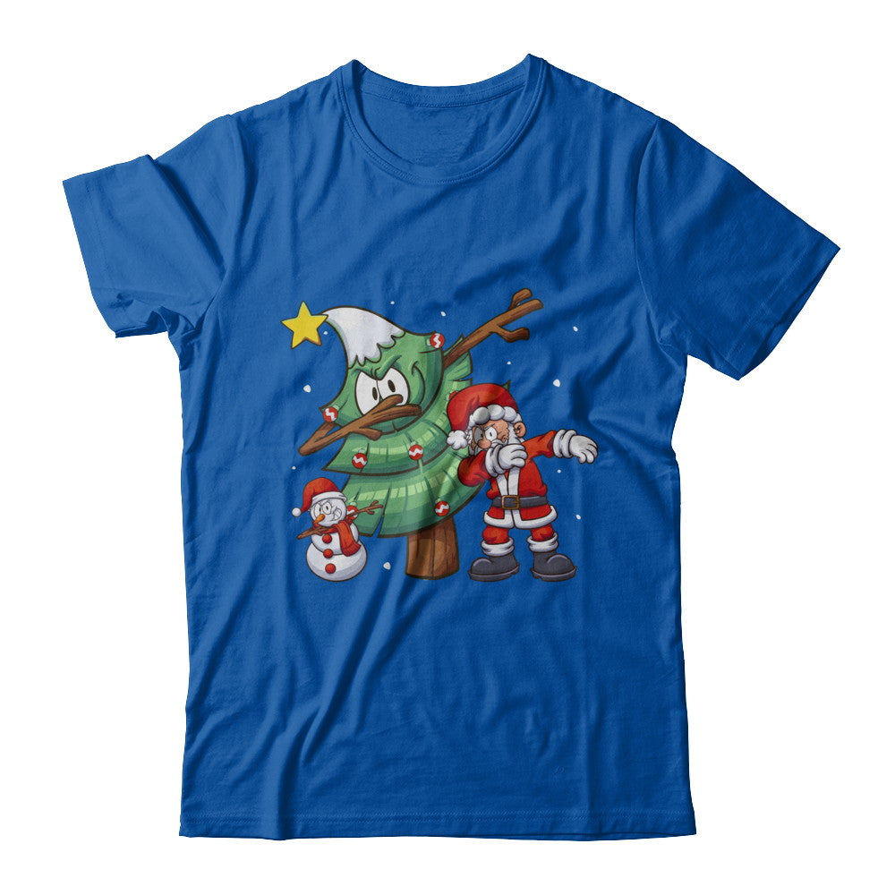 Dabbing Santa Through The Snow T-Shirt & Sweatshirt | Teecentury.com
