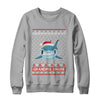Santa Hat Grandma Shark Ugly Christmas Sweater T-Shirt & Sweatshirt | Teecentury.com