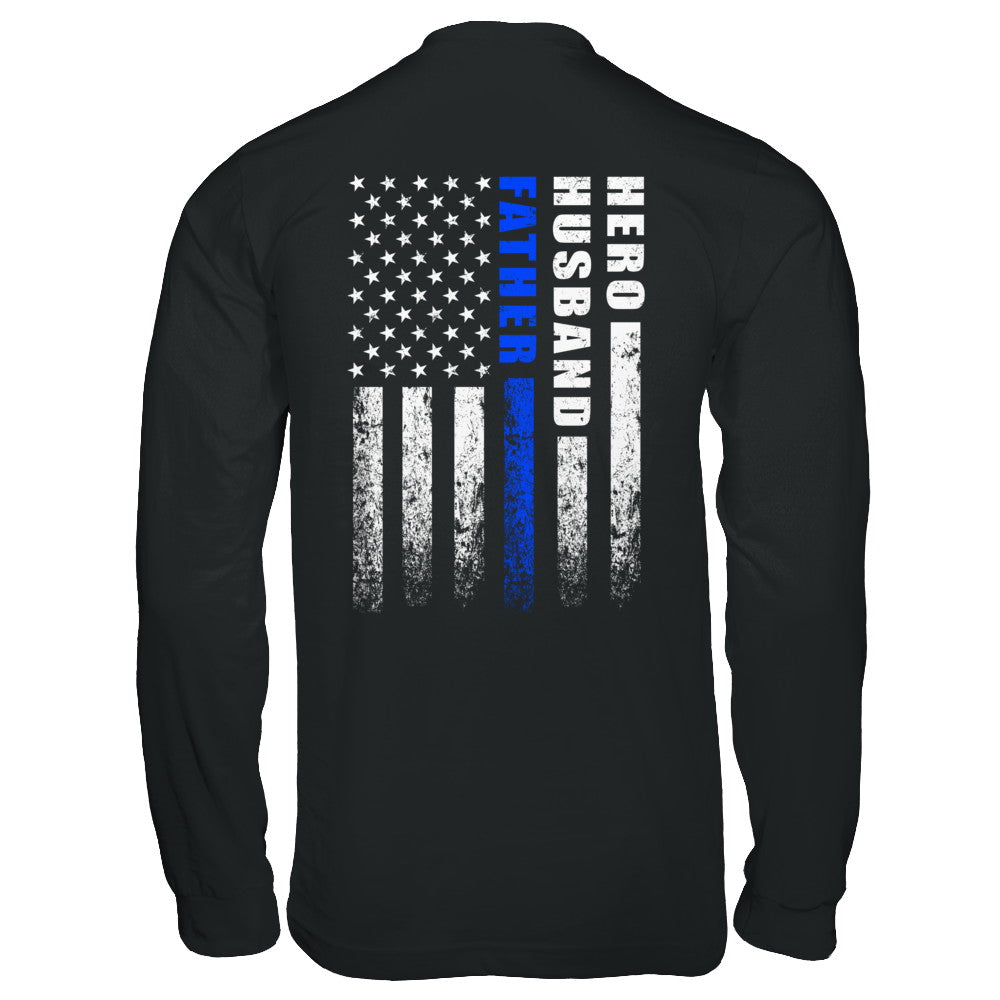 Thin Blue Line Flag T Shirts Dad Police Gifts Father's Day Thin Blue Line Flag T Shirts Dad Police Gifts Father's Day