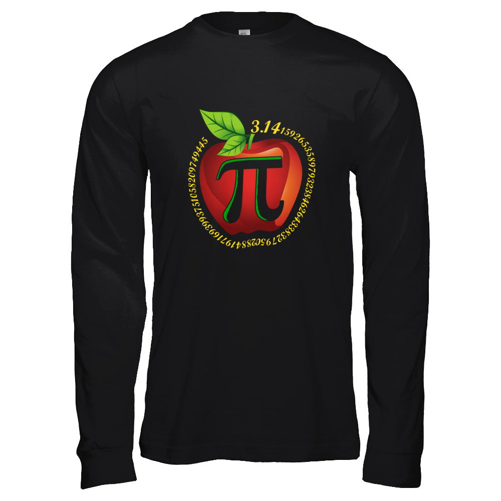 Teacher Apple Pi Math Happy Pi Day T-Shirt & Hoodie | Teecentury.com