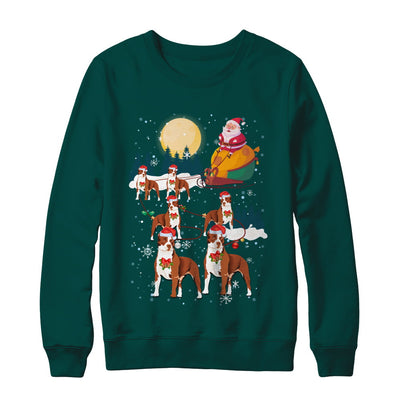 Dog Reindeer Pit bull Christmas Gift T-Shirt & Sweatshirt | Teecentury.com