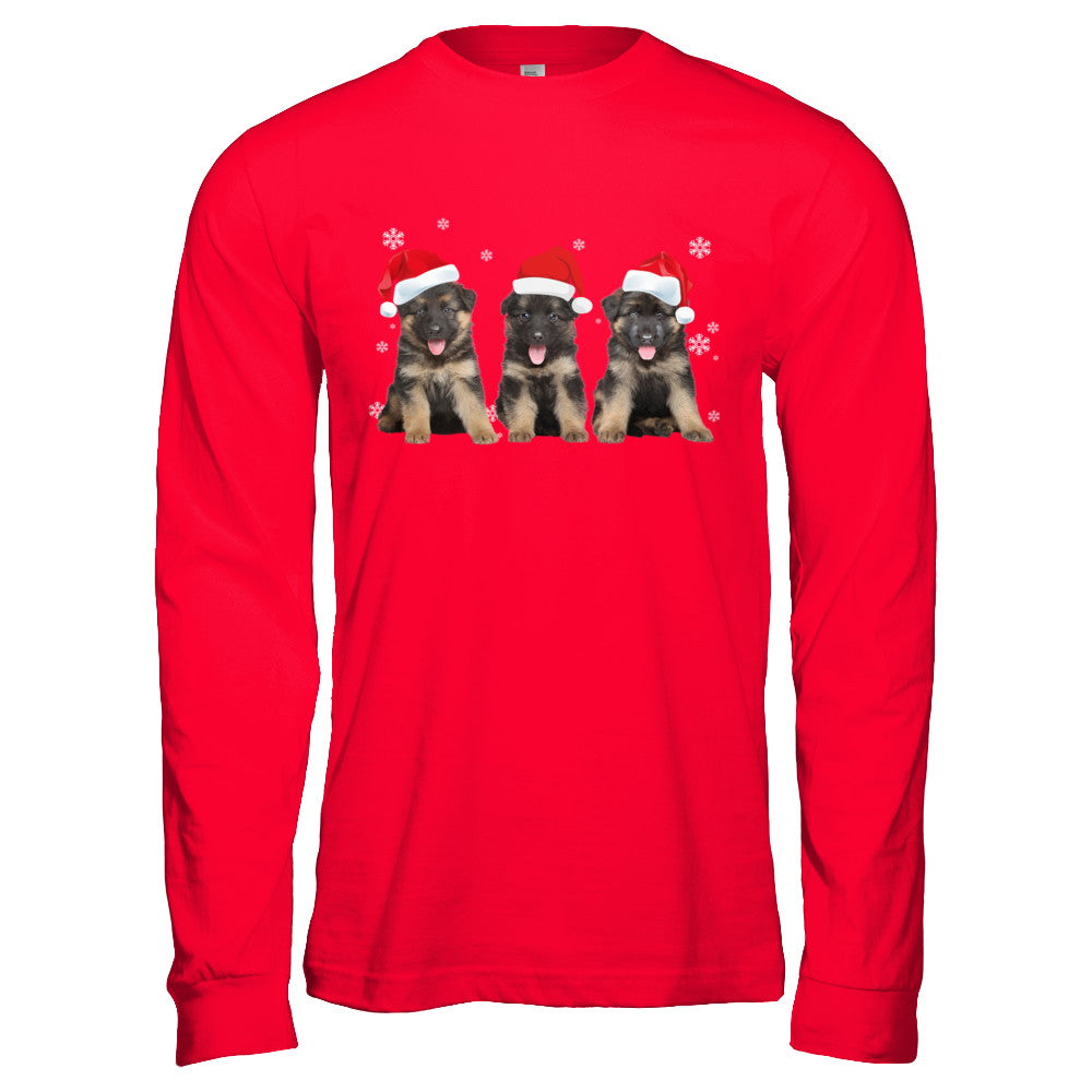 Funny German Shepherd Puppies Christmas Dog Gift T-Shirt & Hoodie | Teecentury.com