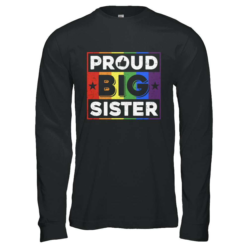 Proud Sister Brother Gay Lesbian Pride Month LGBT T-Shirt & Hoodie | Teecentury.com