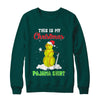 This Is My Christmas Pajama Xmas Snowman Softball T-Shirt & Sweatshirt | Teecentury.com