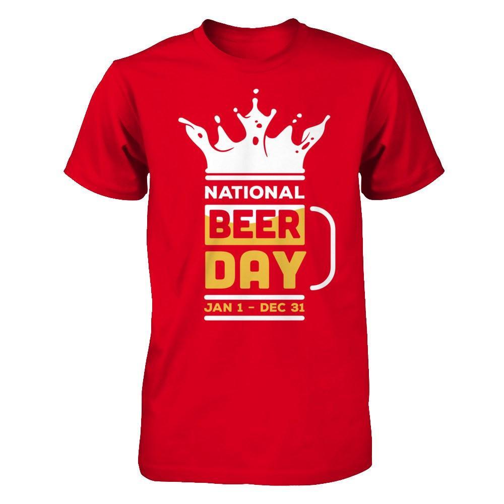 National Beer Day Jan 1 Dec 31 T-Shirt & Hoodie | Teecentury.com