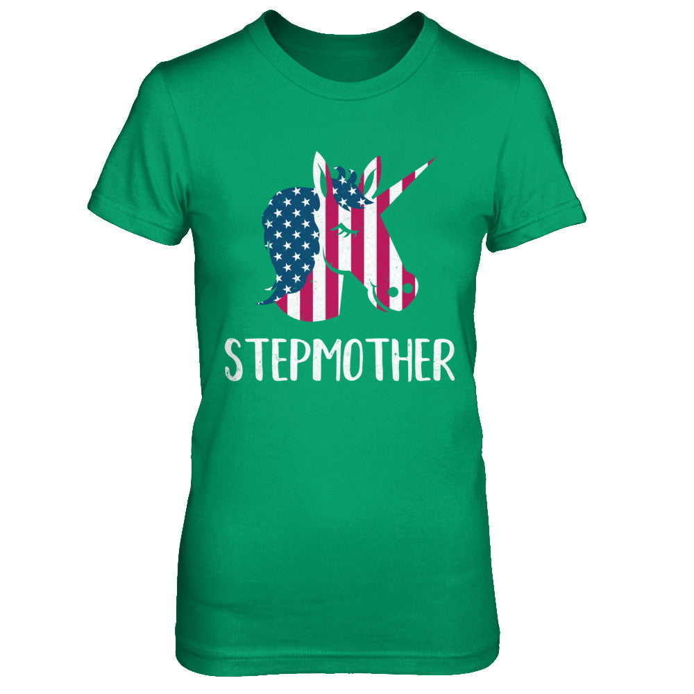 Patriotic Stepmother Unicorn Americorn 4Th Of July T-Shirt & Hoodie | Teecentury.com