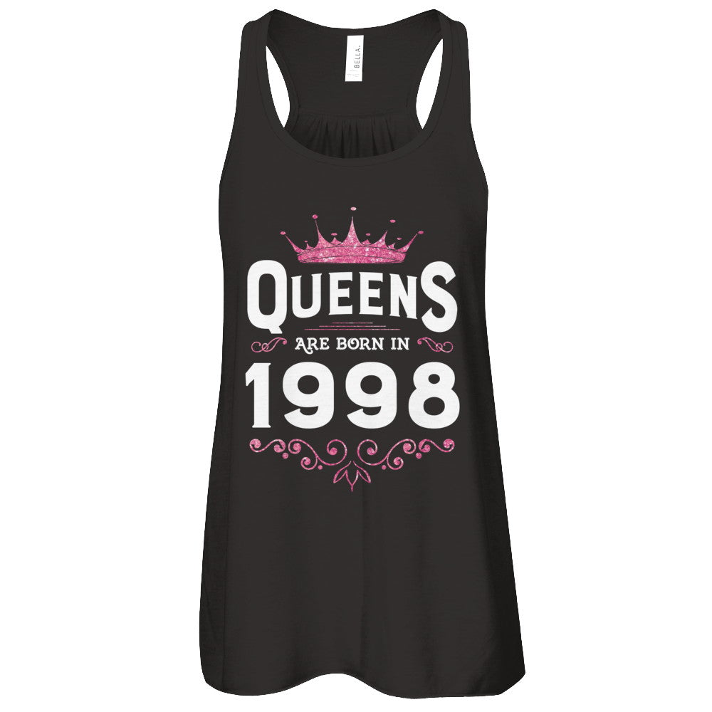 Queens Are Born In 1998 Birthday Gift T-Shirt & Tank Top | Teecentury.com