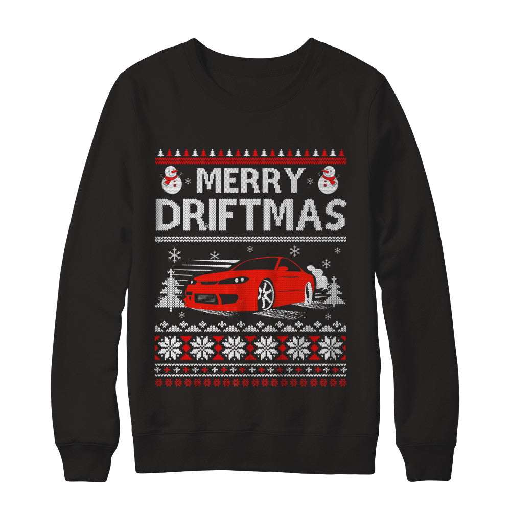 Merry Drifting Car Enthusiasts Sweater T-Shirt & Sweatshirt | Teecentury.com