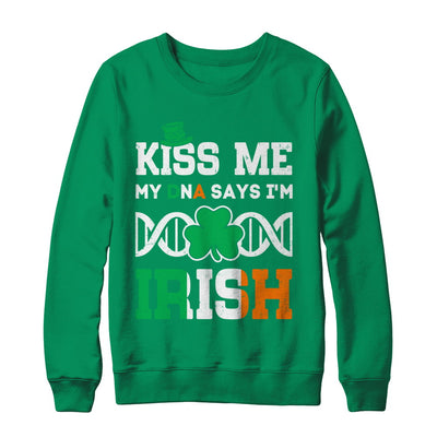 Kiss Me My DNA Says I'm Irish Patrick's Day T-Shirt & Hoodie | Teecentury.com