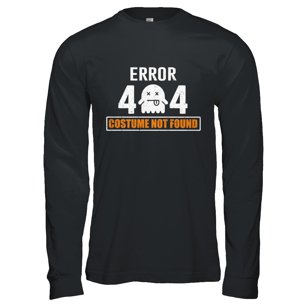Funny Halloween Error 404 Costume Not Found T-Shirt & Hoodie | Teecentury.com