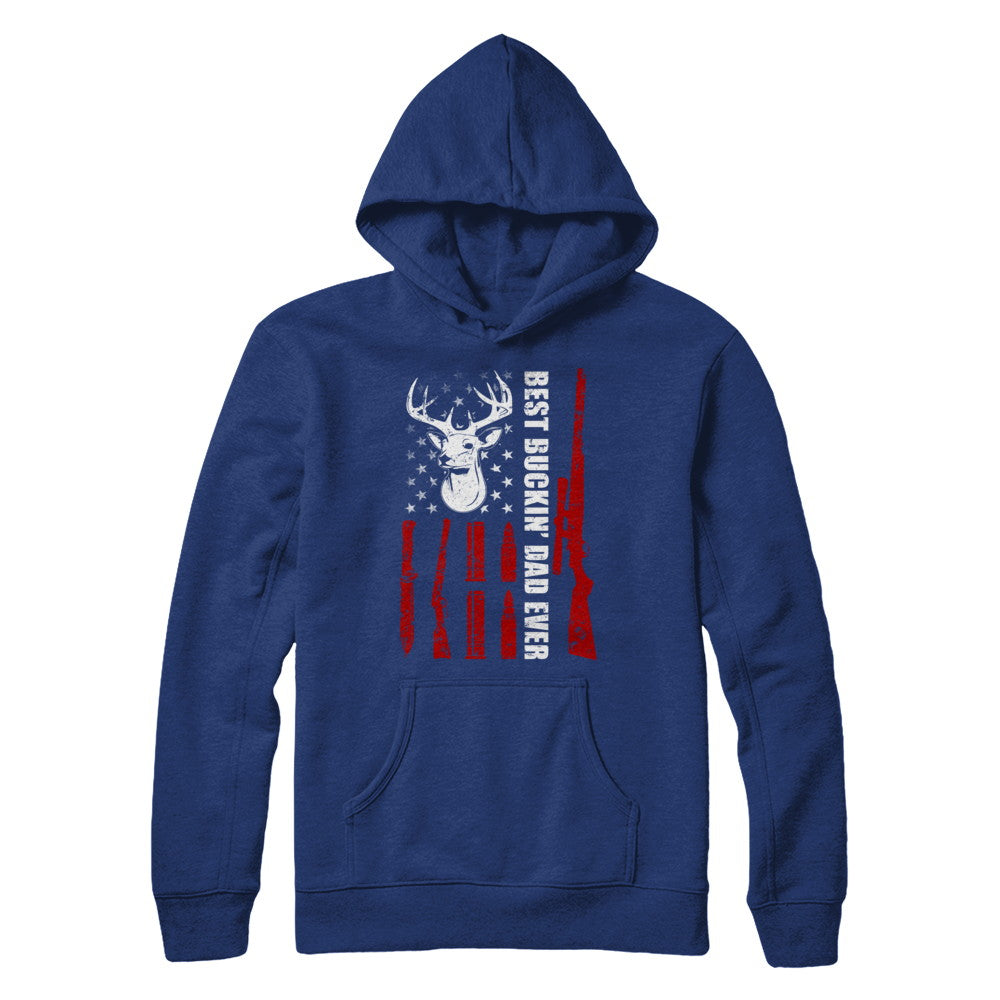 Best Buckin Dad Ever Deer Hunting Father's Day Gift T-Shirt & Hoodie | Teecentury.com