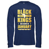 Black Kings Are Born In January Birthday T-Shirt & Hoodie | Teecentury.com