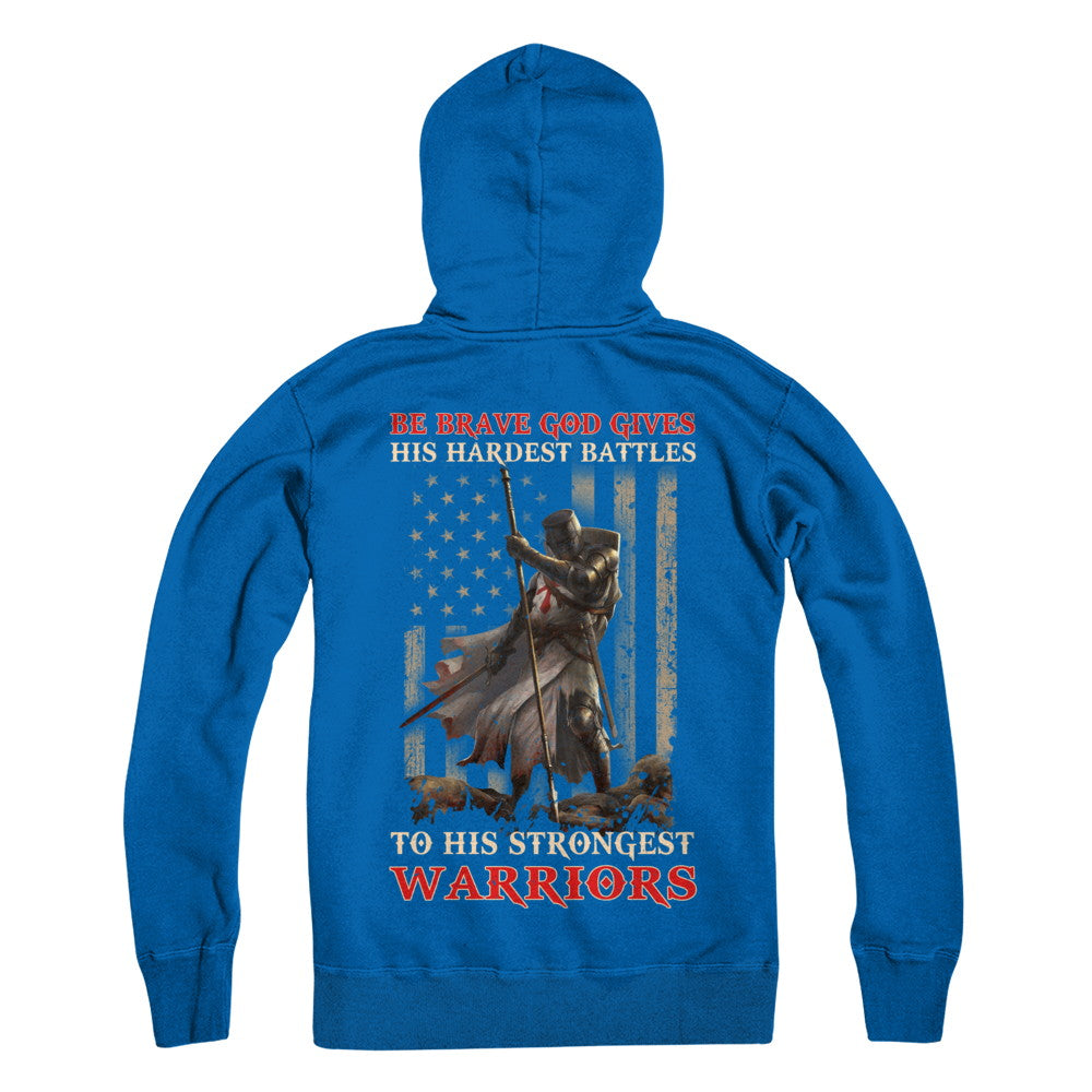 God Gives His Hardest Battles To His Strongest Warrior T-Shirt & Hoodie | Teecentury.com