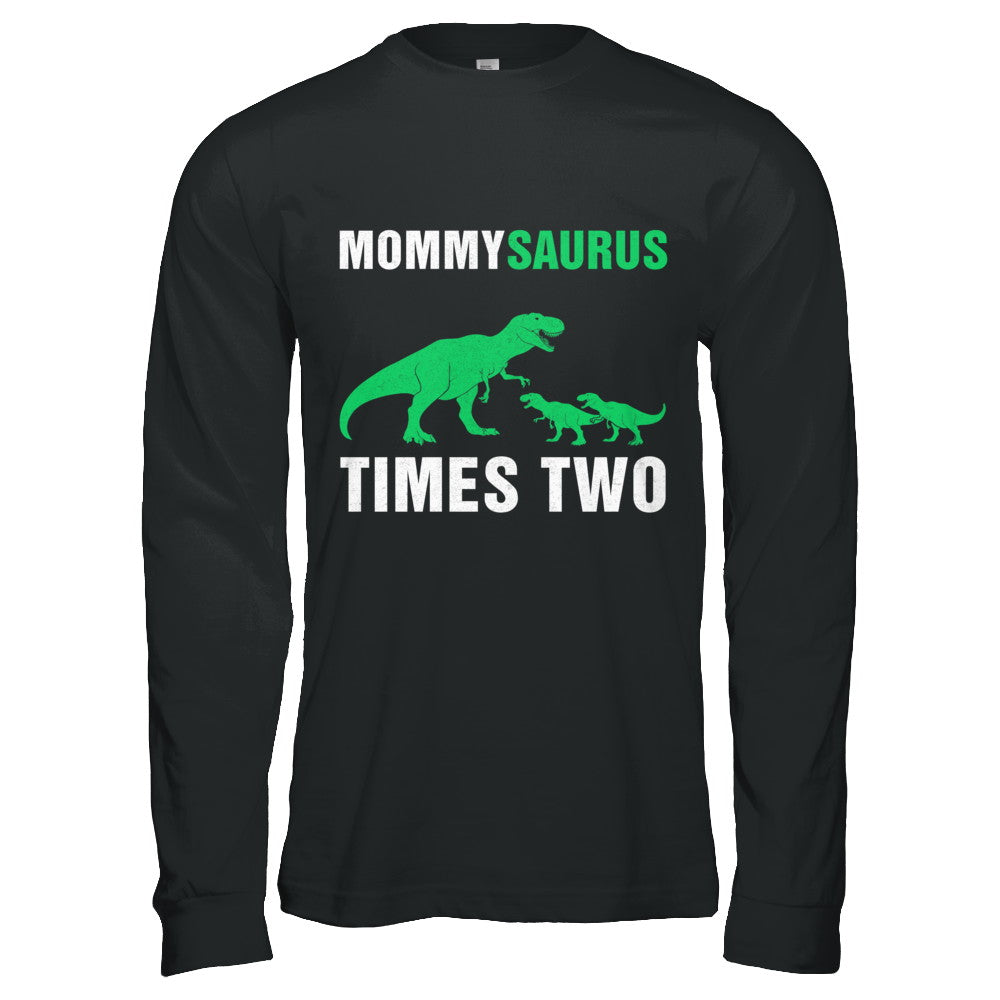 Mommysaurus Times Two Twins Mothers Day T-Shirt & Hoodie | Teecentury.com