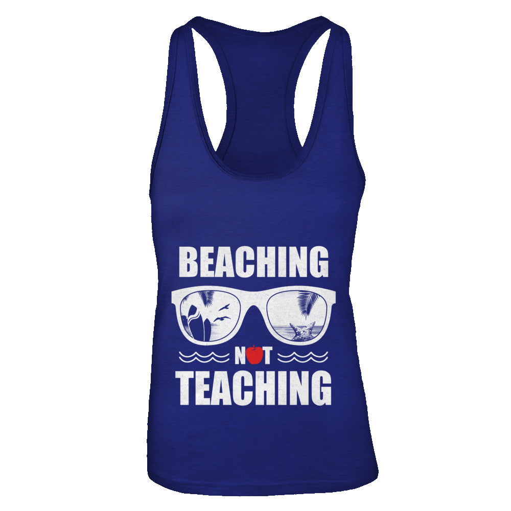 Beaching Not Teaching Funny Teacher Summer T-Shirt & Tank Top | Teecentury.com