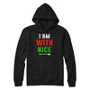 I'm With Nice Matching Christmas Couple Pajamas T-Shirt & Sweatshirt | Teecentury.com