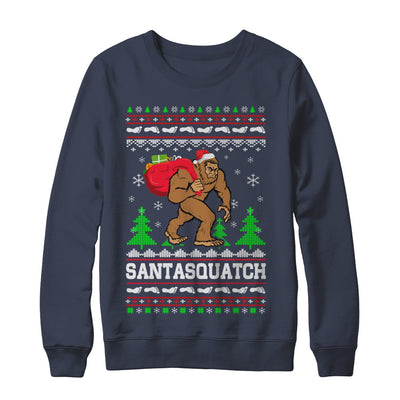 Funny Santasquatch Bigfoot Ugly Christmas Sweater Gift T-Shirt & Sweatshirt | Teecentury.com