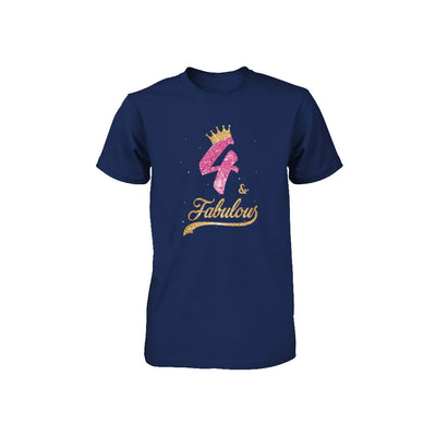 4Th And Fabulous Four Birthday Youth Youth Shirt | Teecentury.com