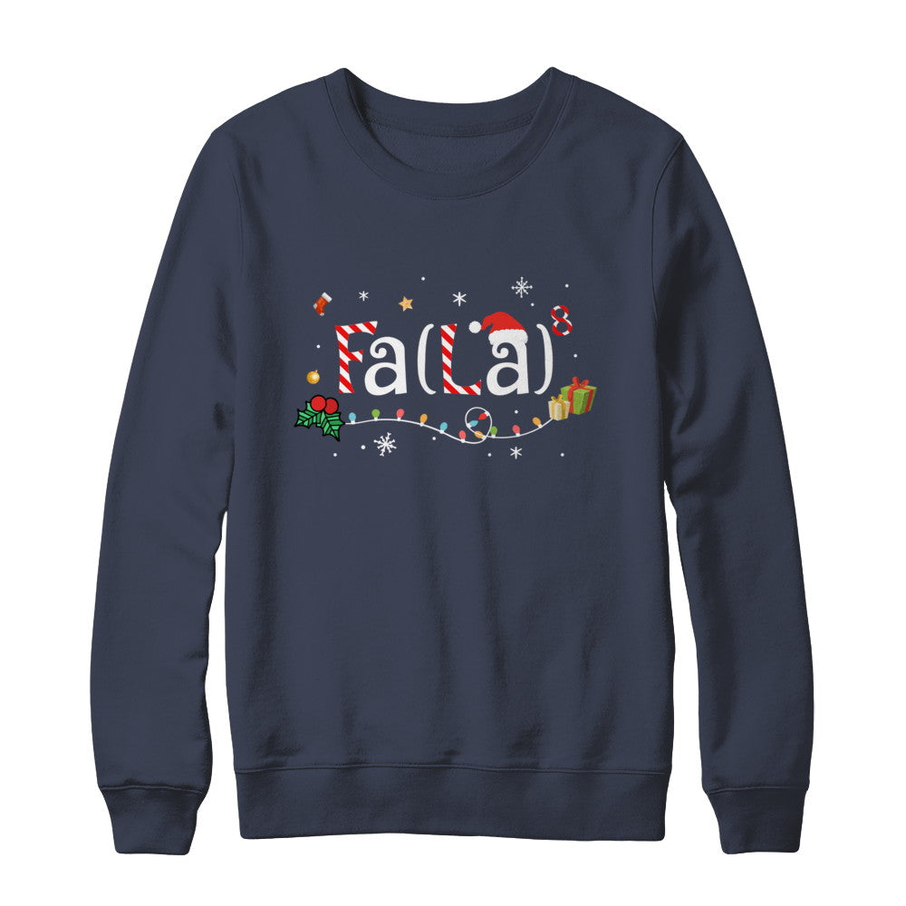 Cute Math Fa La Funny Christmas T-Shirt & Sweatshirt | Teecentury.com
