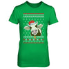 Pajamas Cow With Santa Hat Ugly Christmas Sweater T-Shirt & Sweatshirt | Teecentury.com