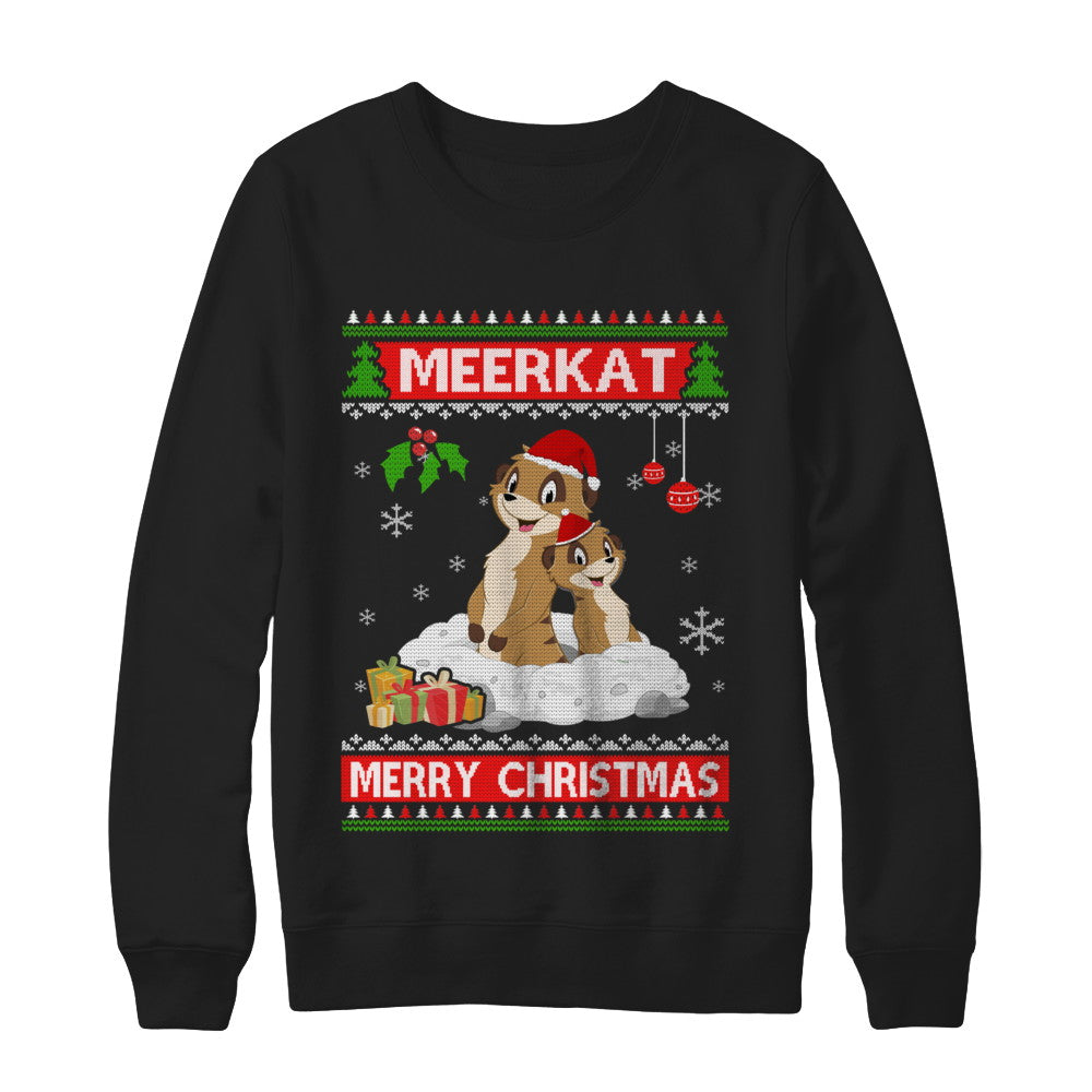 Meerkat Xmas Pajama Ugly Christmas Sweater T-Shirt & Sweatshirt | Teecentury.com