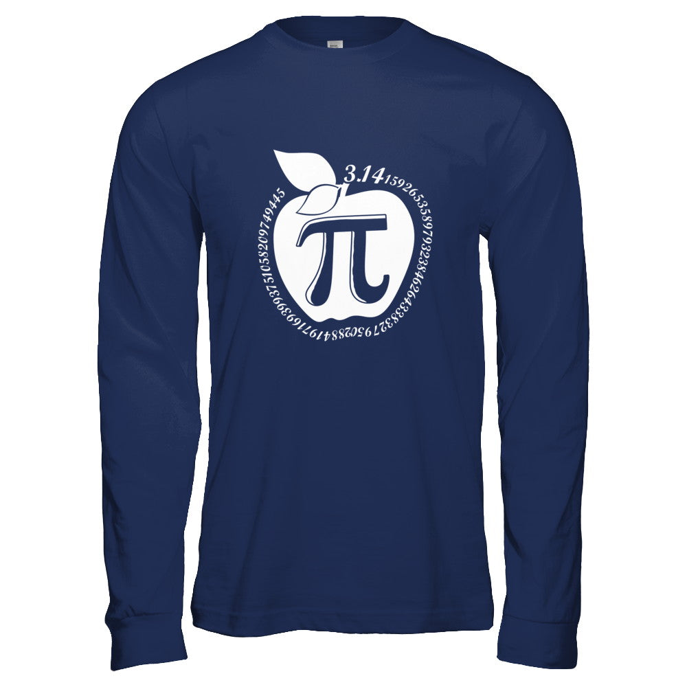 Apple Pi Math Happy Pi Day Teacher T-Shirt & Hoodie | Teecentury.com