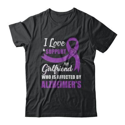 Alzheimer's Awareness Support Purple Girlfriend Boyfriend T-Shirt & Hoodie | Teecentury.com