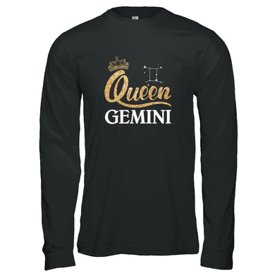 Queen Gemini Zodiac May June Birthday Gift T-Shirt & Tank Top | Teecentury.com