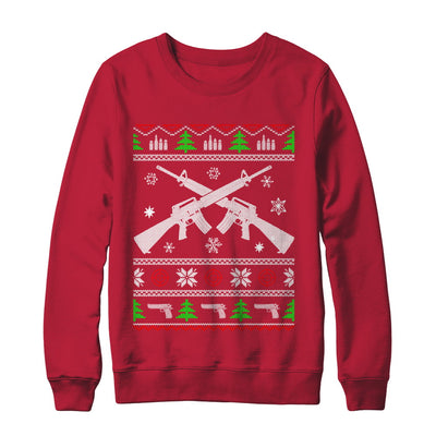 I Want Rifle Guns For Christmas Ugly Christmas Sweater T-Shirt & Sweatshirt | Teecentury.com