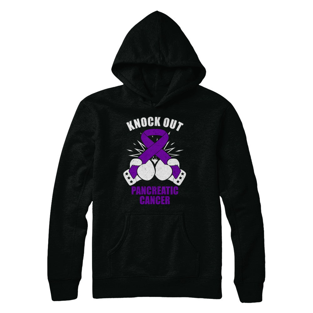 Boxing knock out Pancreatic Cancer Awareness Support T-Shirt & Hoodie | Teecentury.com