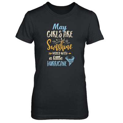 May Girls Birthday Sunshine Mixed Little Hurricane T-Shirt & Tank Top | Teecentury.com