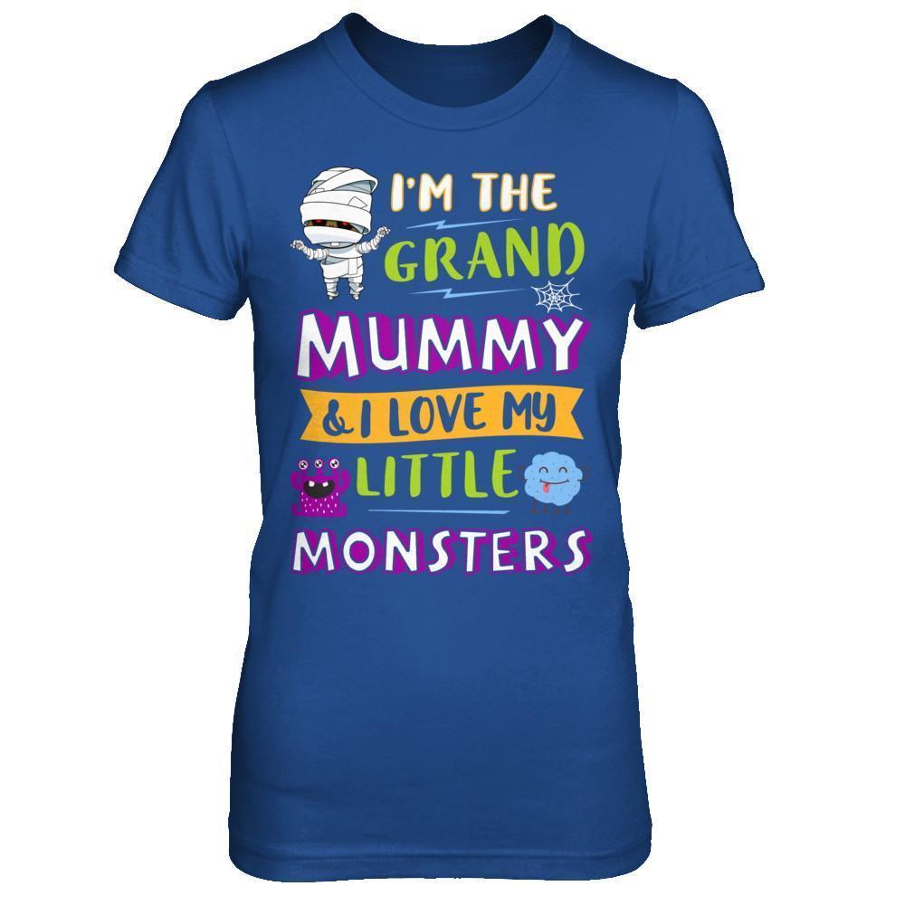 Halloween I'm The Grand Mummy And I Love My Little Monsters T-Shirt & Hoodie | Teecentury.com