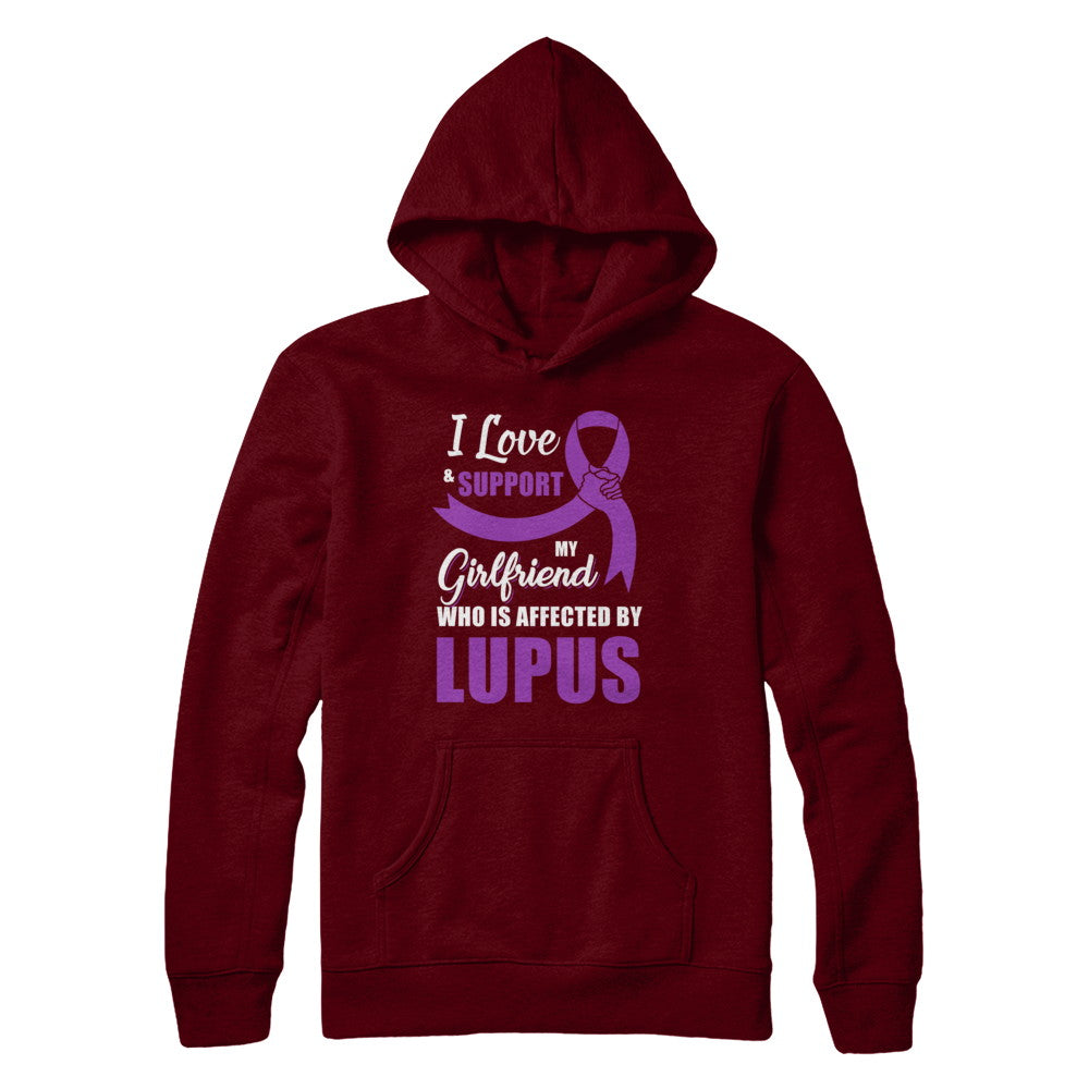 Lupus Awareness Support Purple Girlfriend Boyfriend T-Shirt & Hoodie | Teecentury.com