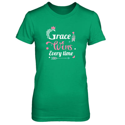 Grace Wins Every Time T-Shirt & Tank Top | Teecentury.com