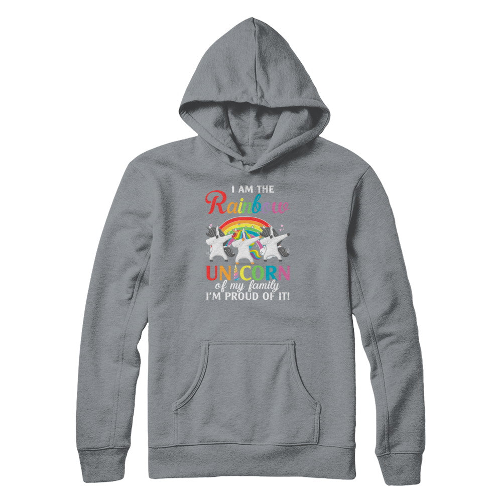 I Am The Rainbow Unicorn Of My Family Lesbian LGBT T-Shirt & Tank Top | Teecentury.com