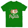 Merry Pigmas Funny Guinea Pig Santa Hat Christmas Gift Youth Youth Shirt | Teecentury.com